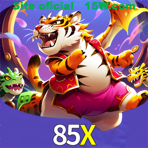 Imagem promocional da 85X mostrando a plataforma e suas vantagens